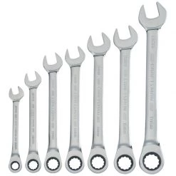 New 😍 Craftsman 12 Point Metric Ratcheting Combination Wrench Set 7 pc 🔥