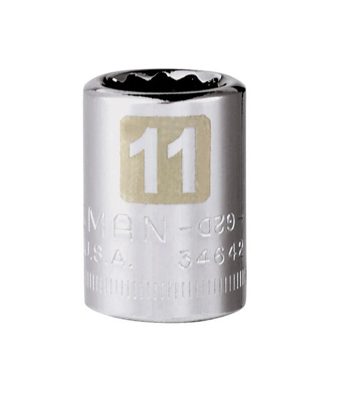Top 10 ⭐ Craftsman 11 mm X 3/8 in. drive Metric 12 Point Standard Socket 1 pc ⭐ 3 Top 10 ⭐ Craftsman 11 mm X 3/8 in. drive Metric 12 Point Standard Socket 1 pc ⭐