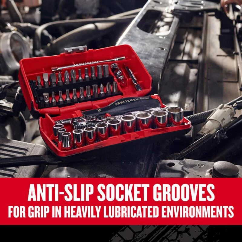 Buy 🎁 Craftsman V-Series 1/4 in. drive Metric 6 Point Socket and Tool Set 38 pc ⌛ 5 Buy 🎁 Craftsman V-Series 1/4 in. drive Metric 6 Point Socket and Tool Set 38 pc ⌛ - Image 3