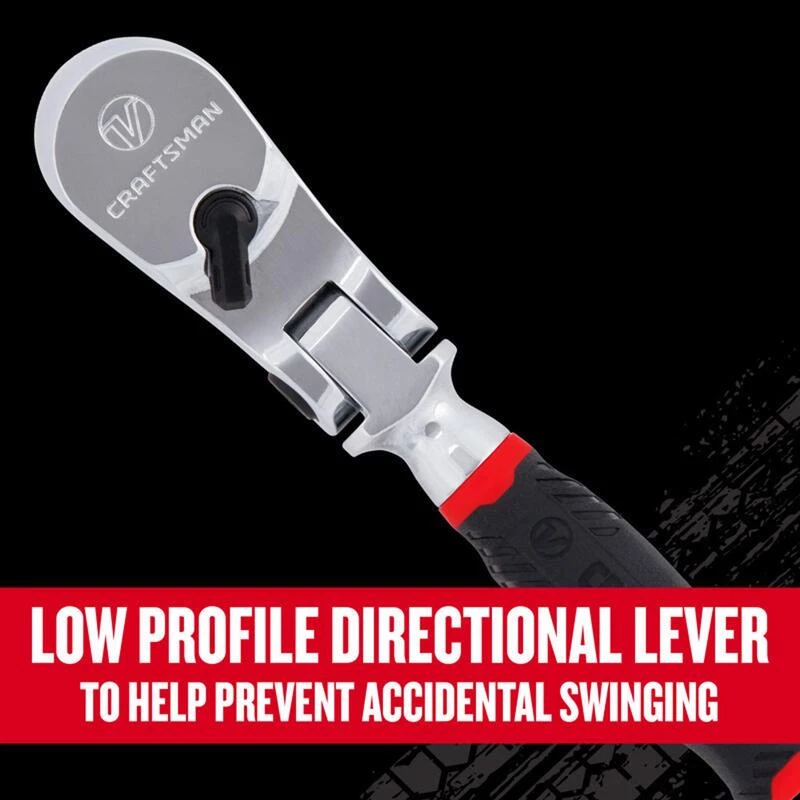 Hot Sale ๐ Craftsman V-Series 1/4 in. drive Comfort Grip Flex Head Ratchet 80 teeth โจ 8 Hot Sale ๐ Craftsman V-Series 1/4 in. drive Comfort Grip Flex Head Ratchet 80 teeth โจ - Image 6