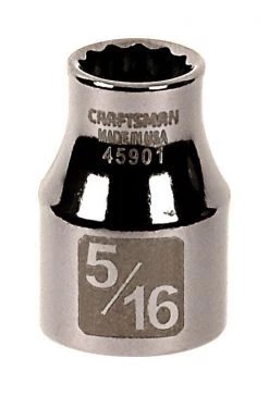 Best reviews of ๐คฉ Craftsman 5/16 in. X 3/8 in. drive SAE 12 Point Standard Socket 1 pc โ