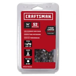 Outlet โ๏ธ Craftsman 14 in. 52 links Low Kickback Saw Chain ๐ฅ
