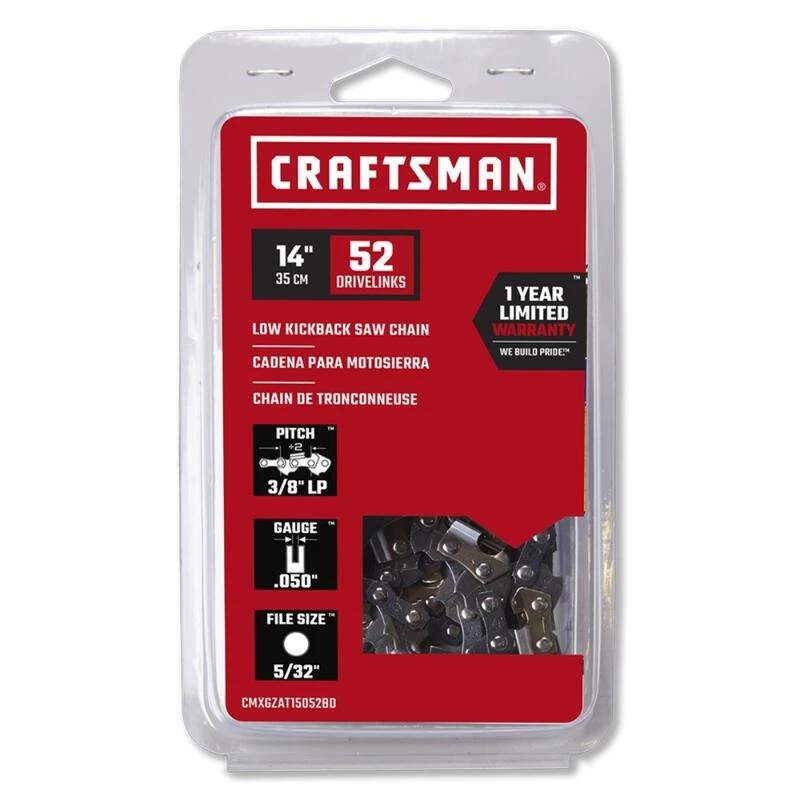Outlet βοΈ Craftsman 14 in. 52 links Low Kickback Saw Chain π₯ 3 Outlet βοΈ Craftsman 14 in. 52 links Low Kickback Saw Chain π₯