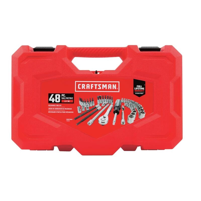 Coupon 👏 Craftsman 1/4 in. drive Metric and SAE 6 Point Mechanic's Tool Set 48 pc ✨ 5 Coupon 👏 Craftsman 1/4 in. drive Metric and SAE 6 Point Mechanic's Tool Set 48 pc ✨ - Image 3