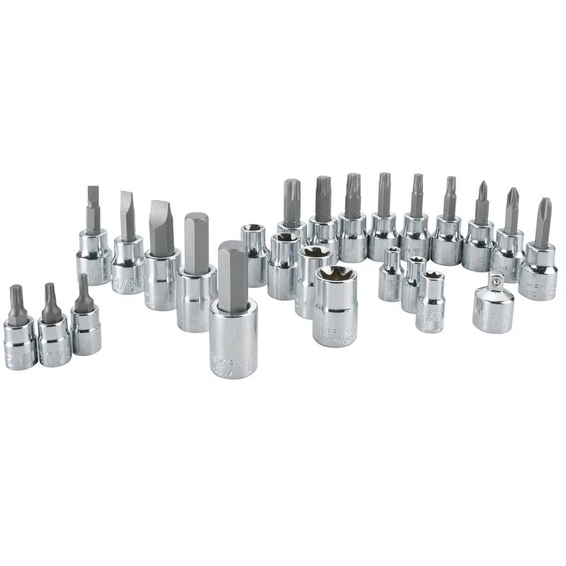 Hot Sale 🔔 Craftsman 1/4 and 3/8 in. drive 6 Point Socket and Bit Set 25 pc ⌛ 3 Hot Sale 🔔 Craftsman 1/4 and 3/8 in. drive 6 Point Socket and Bit Set 25 pc ⌛