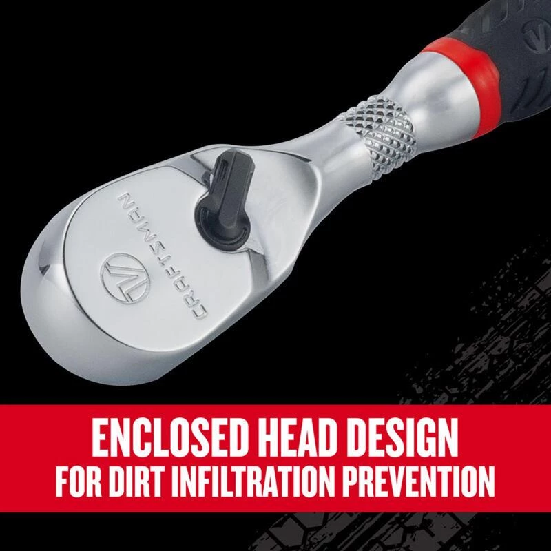 Top 10 😀 Craftsman V-Series 1/4 and 3/8 in. drive Comfort Grip Ratchet Set 😍 7 Top 10 😀 Craftsman V-Series 1/4 and 3/8 in. drive Comfort Grip Ratchet Set 😍 - Image 5