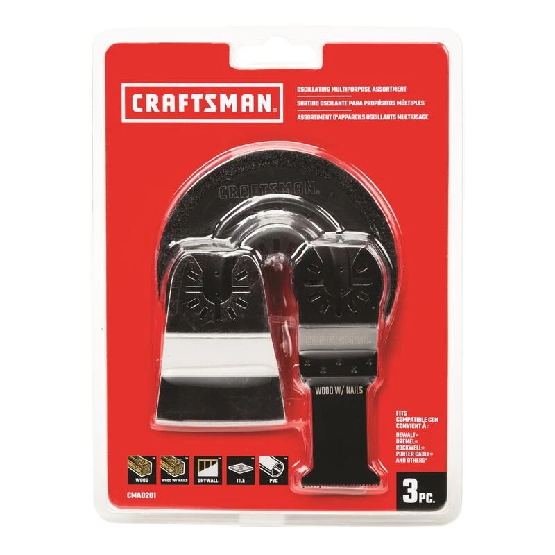 New ๐ Craftsman Multipurpose Oscillating Blade Set 3 pc โญ 3 New ๐ Craftsman Multipurpose Oscillating Blade Set 3 pc โญ