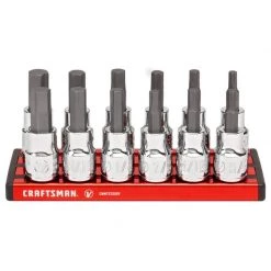Cheapest ๐คฉ Craftsman V-Series X-Tract Technology 3/8 in. drive Metric and SAE Hex Bit Socket Set 12 pc โ