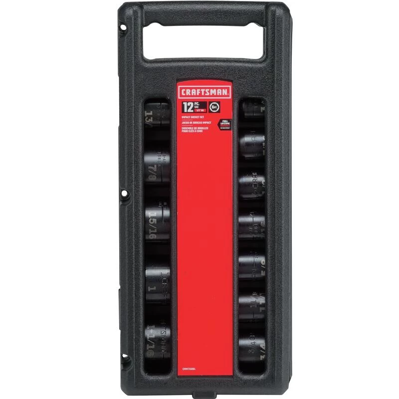 Outlet 🔥 Craftsman 1/2 in. drive SAE 6 Point Standard Impact Socket Set 12 pc 🔔 5 Outlet 🔥 Craftsman 1/2 in. drive SAE 6 Point Standard Impact Socket Set 12 pc 🔔 - Image 3