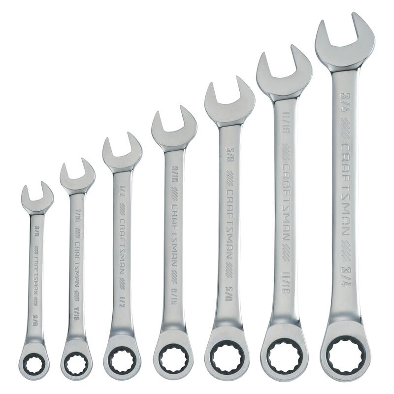 Flash Sale โค๏ธ Craftsman 12 Point SAE Ratcheting Combination Wrench Set 7 pc ๐ 3 Flash Sale โค๏ธ Craftsman 12 Point SAE Ratcheting Combination Wrench Set 7 pc ๐